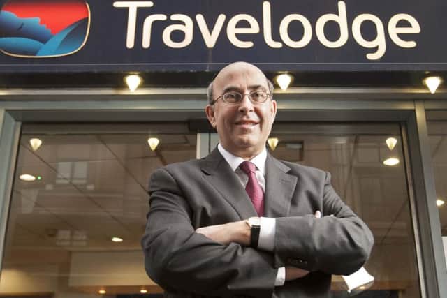 Brian Wallace, Travelodges Scots-born chairman. Picture: Contributed
