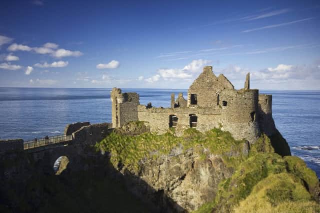 Dunluce Castle on the Antrim coast