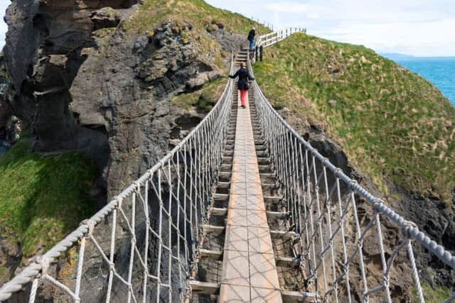 Carrick-a-Rede Rope Bridge is a popular experience if you're good with heights