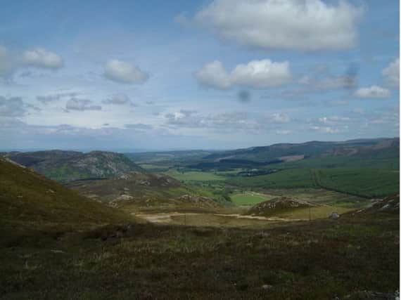 The Carn Glas cairn can be found in the hills surrounding Achvraig, south of Inverness. PIC: www.geograph.co.uk.