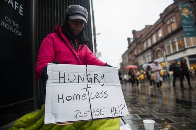 The number of people requesting homelessness assistance in Scotland has risen. Picture: John Devlin