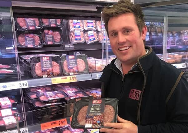Steve with some of his burgers in Lidl