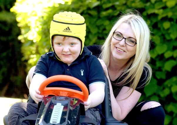Karen Gray has been campaigning for her son Murray to be given medicinal cannabis. Picture: Lisa Ferguson