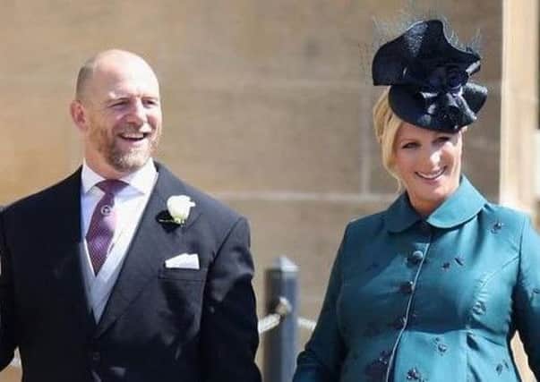 Zara and Mike Tindall have welcomed a baby girl. Picture: PA