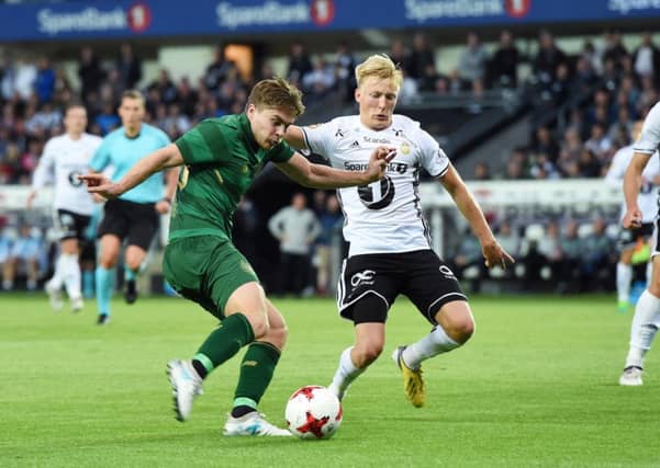 Celtic's James Forrest scored the winner against Rosenborg away in last season's Champions League qualifier. Picture: Craig Williamson/SNS