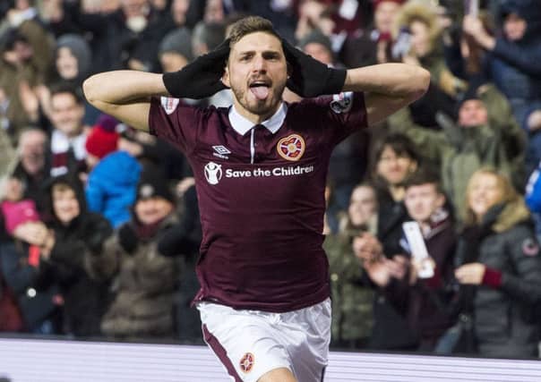 David Milinkovic was a popular player with the Hearts fans last season. Picture: Craig Foy/SNS