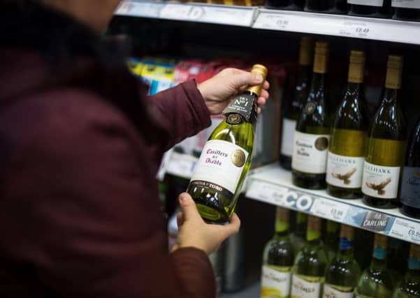 The amount of drink consumed in Scotland is still higher than the recommended UK limit. Picture: John Devlin