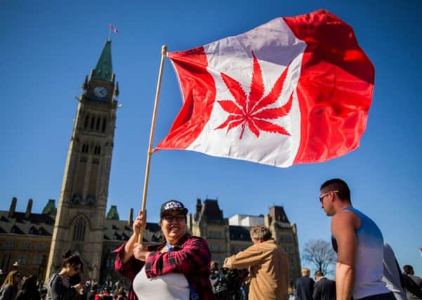 Canada lawmakers have voted to legalise cannabis. Picture: Chris Roussakis/AFP/Getty Images