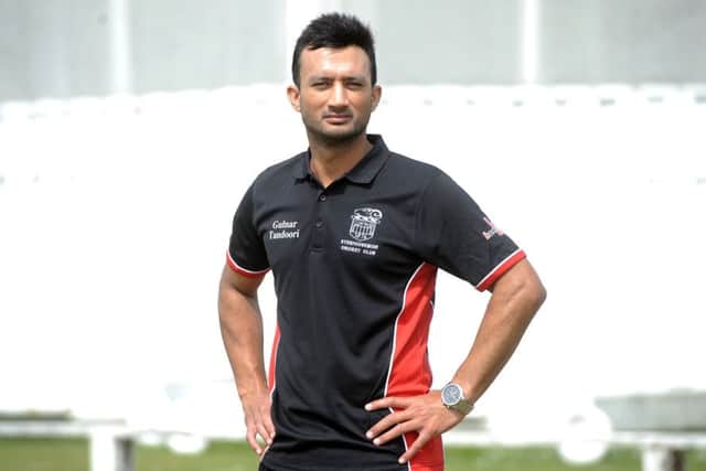 Rushdi Jappie of Stenhousemuir cricket club