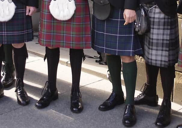 Men wearing kilts will also be protected by new upskirting laws. Picture: TSPL