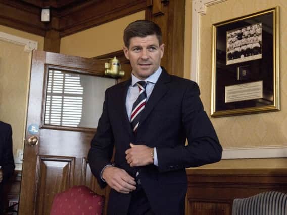 Steven Gerrard's arrival at Ibrox is just one reason why Scottish football is now seen as more attractive to broadcasters (Photo: SNS)