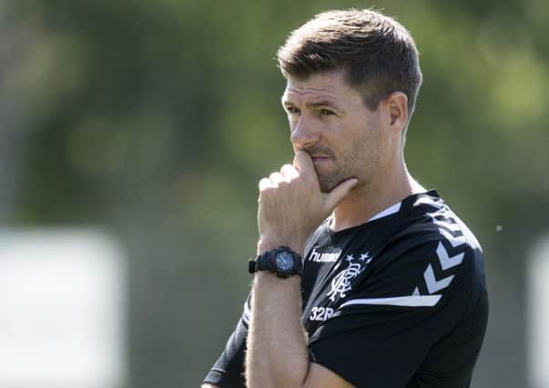 Steven Gerrard and his Rangers side will face Macedonian opposition in the Europa League. Picture: SNS
