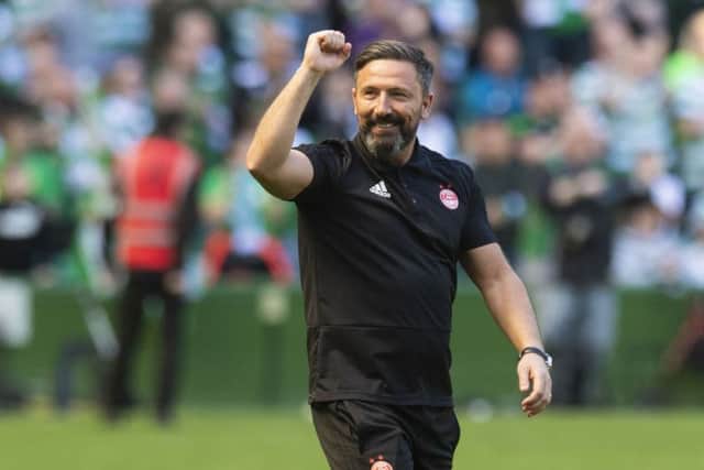 Derek McInnes and his side will face the English Premier League club. Picture: SNS