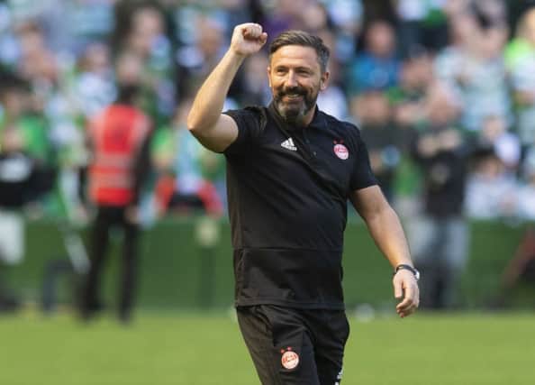 Derek McInnes and his side will face the English Premier League club. Picture: SNS