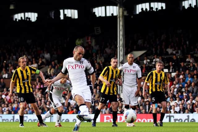 Runavik held Fulham to a 0-0 draw in the Faroes in the summer of 2011 but lost the return leg 3-0 at Craven Cottage. Picture: Getty Images