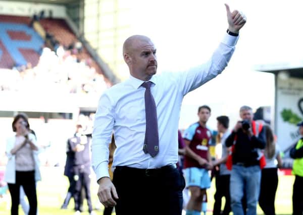 Aberdeen will take on Sean Dyche's side in the Europa League. Picture: Getty