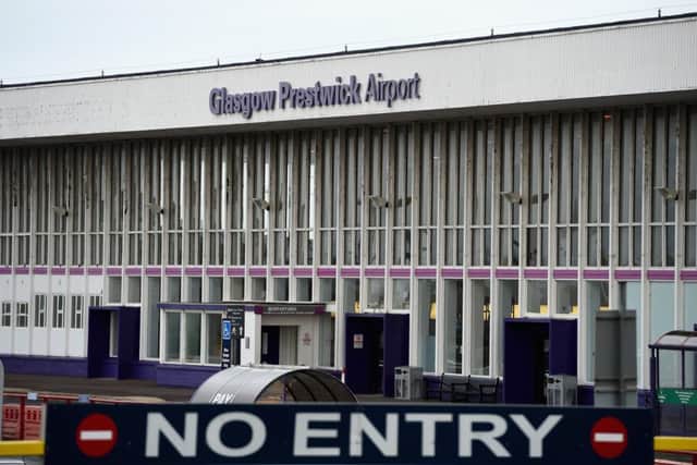 A general view of Prestwick Airport. Picture: Jeff J Mitchell/Getty Images
