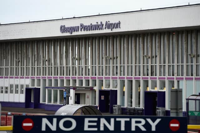 A general view of Prestwick Airport. Picture: Jeff J Mitchell/Getty Images