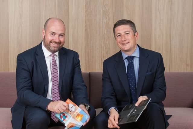 Graeme Allan, managing partner, with Fraser Porter. Picture: Tina Norris