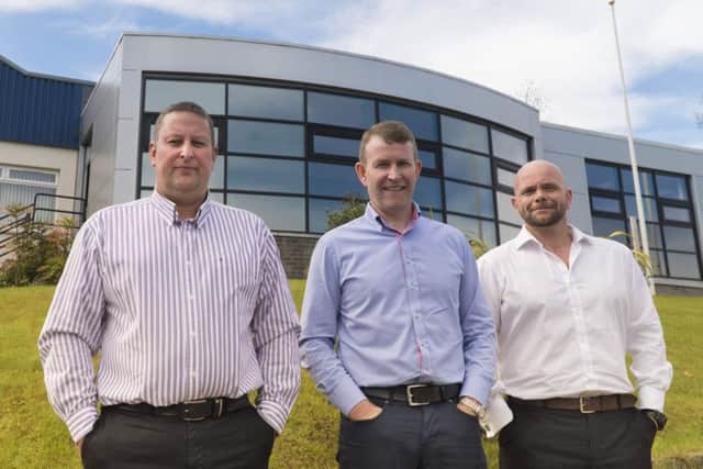 Wellpro Group founders Scott Fraser (technical director), Jim Thomson (CEO) and Grant Forsyth (operations director). Picture: Contributed