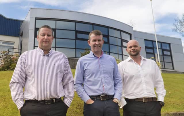 Wellpro Group founders Scott Fraser (technical director), Jim Thomson (CEO) and Grant Forsyth (operations director). Picture: Contributed