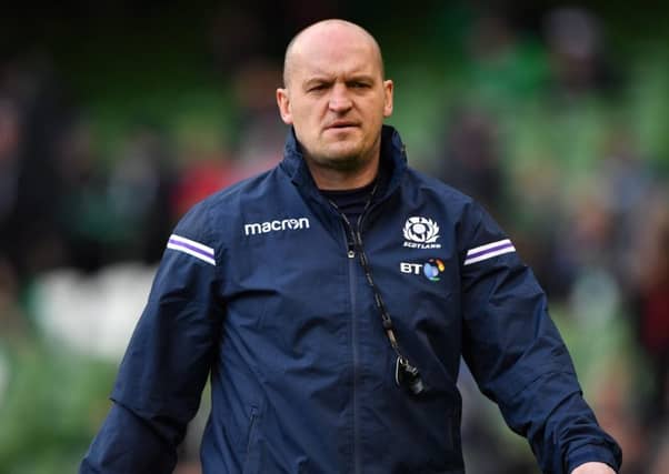 Gregor Townsend has no concerns about fielding Fraser Brown at openside instead of his normal position of hooker. Picture: SNS Group