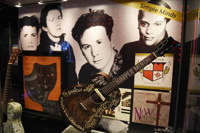 Simple Minds guitar. Picture: Greg Macvean