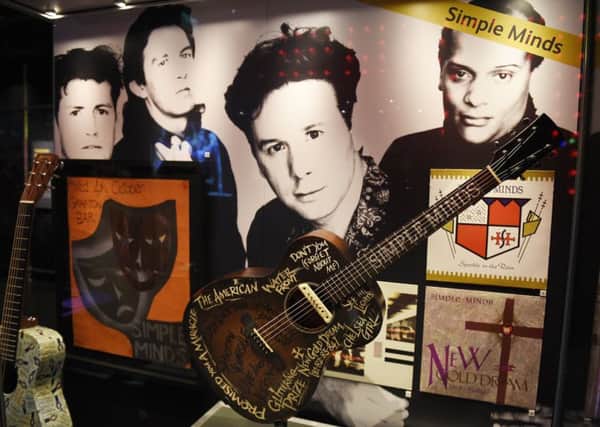 The Simple Minds display at Rip It Up PIC: Greg Macvean