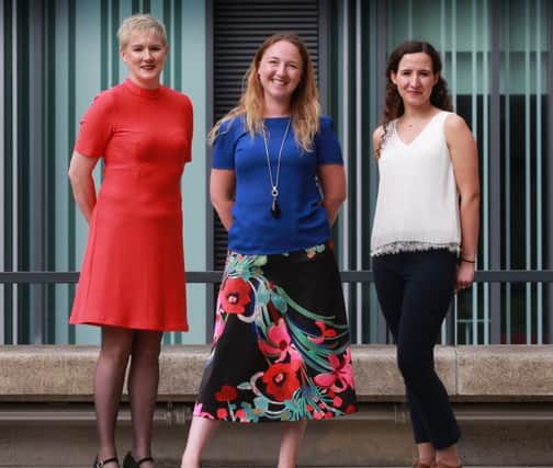 Left to right: Wendy Davidson, Lisa Thomson and Sara Ferreira of Edinburgh-based Purpose HR. Picture: Stewart Attwood