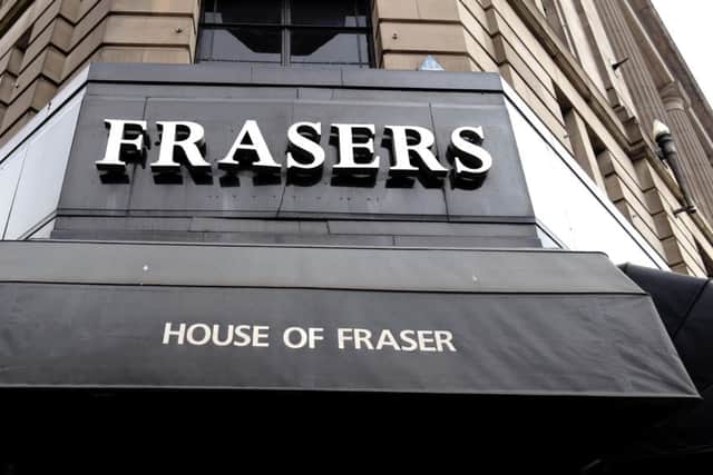 House of Fraser. Picture: PA