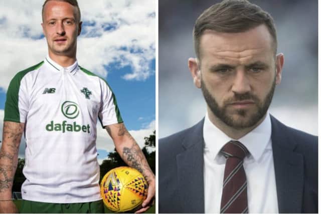 Leigh Griffiths (left) and James McFadden. Picture: SWNS