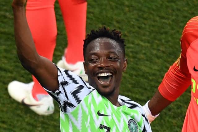 Ahmed Musa was on target twice for Nigeria. Picture: AFP/Getty.