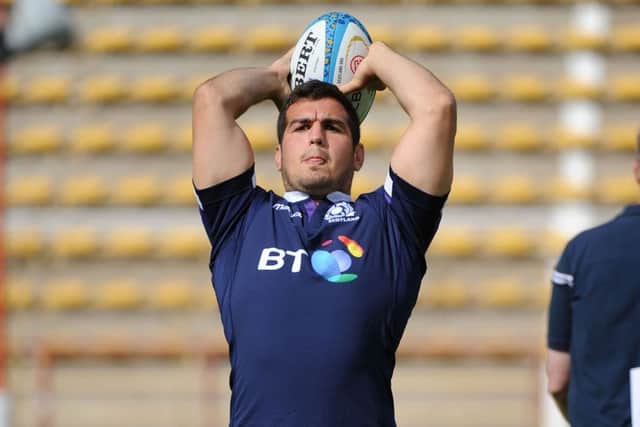 Stuart McInally - Scotland captain warms up ahead of tomorrows test match against Argentina.Scotland, captain's run, Estadio Centenario, , Resistencia, Chaco, Argentina, Friday 22nd June 2018***Please credit: Â©Fotosport/David Gibson***