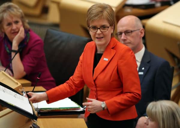 The row between the Scottish and UK governments escalated when the First Minister and other senior SNP figures yesterday said Scottish ministers intended to play hard ball on Brexit laws in devolved areas. Picture: Jane Barlow/PA Wire