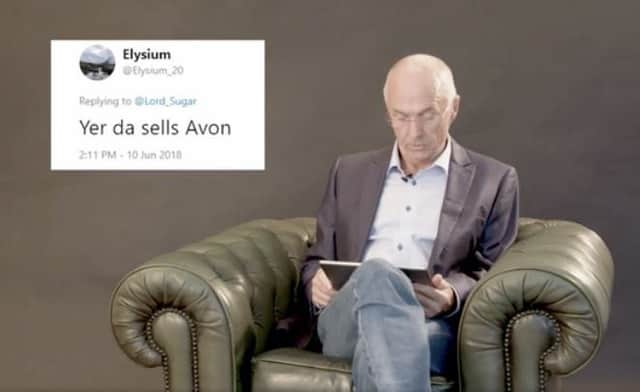 A screengrab shows Sven tackling Scottish Twitter. Picture; Paddy Power
