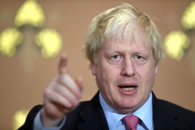 Boris Johnson who has urged the Prime Minister to deliver a "full British Brexit" as Cabinet colleagues warned the UK is able to walk away without a deal. Picture; PA