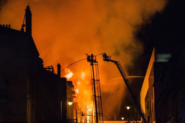 Glasgow School of Art was devastated by fire for the second time in four years earlier this month. Picture: John Devlin