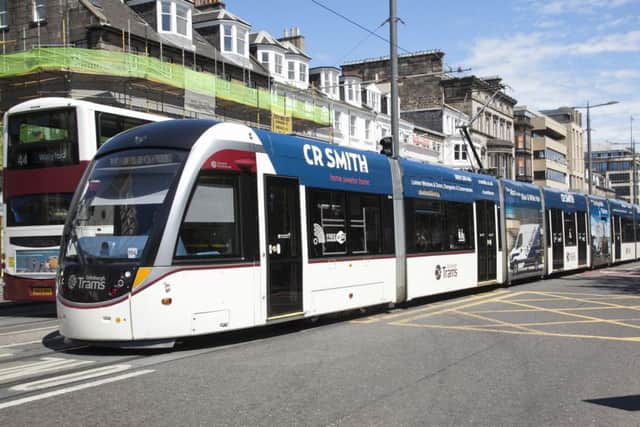 The trams were delivered years late and hundreds of millions of pounds over budget on a shortened route. The 776 million pound bill was more than double the sum earmarked. Picture: TSPL
