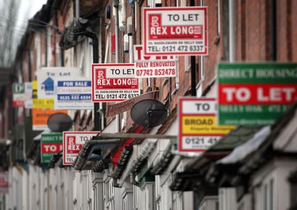 To Let signs adorn houses. (Photo by Christopher Furlong/Getty Images)