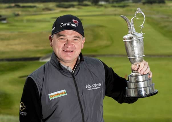 Paul Lawrie, pictured at Carnoustie earlier in the year, will not be in the field for next month's Claret Jug joust due to back and foot injuries. Picture: SNS