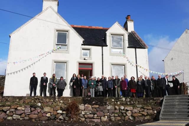 The restored Achiltibuie property. Picture:  Highlands Small Communities Housing Trust