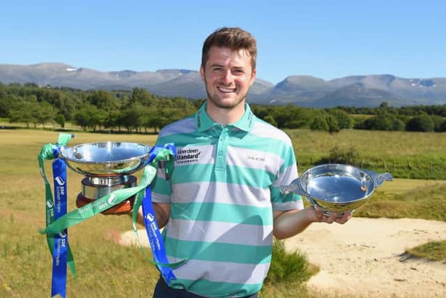 SSE Scottish Hydro Challenge winner David Law at Macdonald Spey Valley. Picture: Tony Marshall/Getty Images