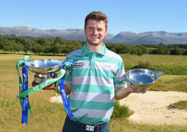 SSE Scottish Hydro Challenge winner David Law at Macdonald Spey Valley. Picture: Tony Marshall/Getty Images