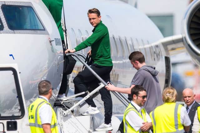 Midfielder Scott Allan is part of the Celtic squad boarding a plane for their pre-season tour of Austria. Picture: Ross Parker/SNS