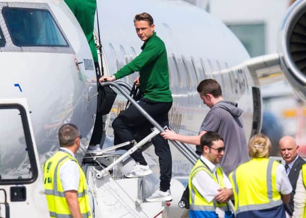 Midfielder Scott Allan is part of the Celtic squad boarding a plane for their pre-season tour of Austria. Picture: Ross Parker/SNS