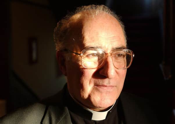 Archbishop Mario Conti once suggested some claims of institutional child abuse were motivated by lawyers 'dangling a pot of gold'