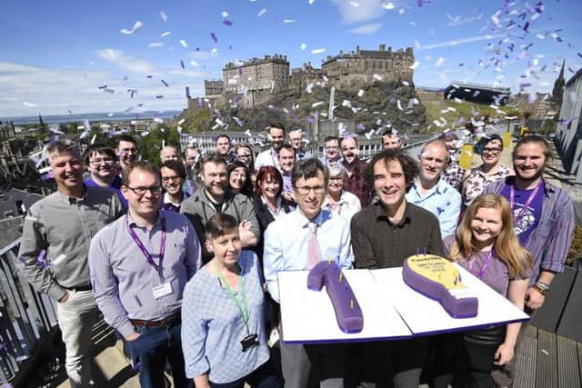 The firm now employs 35 people at its Edinburgh headquarters. Picture: Greg Macvean