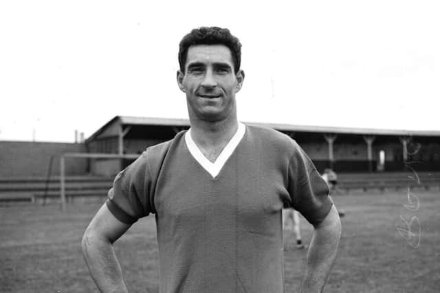 Harold Davis pictured during his time at Rangers, in 1961. Picture: TSPL