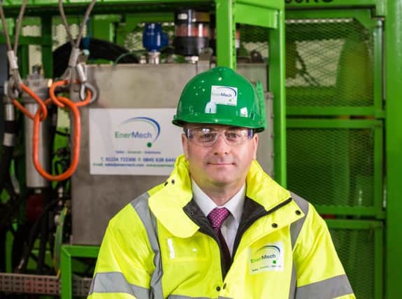 EnerMechs UK director of mechanical handling services, Chris Dixon. Picture: Simon Price