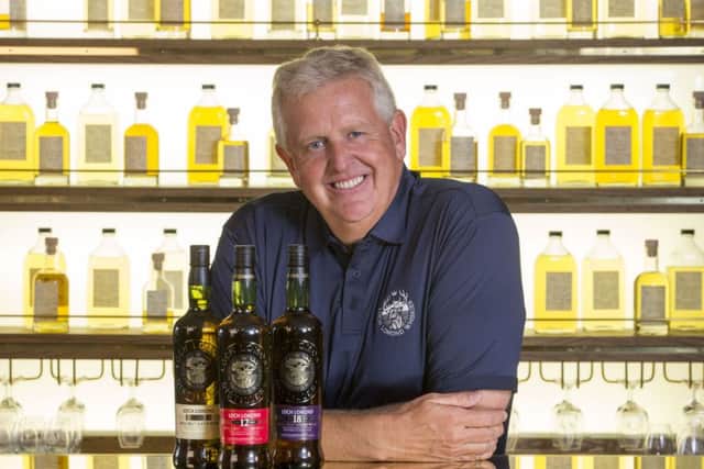 Colin Montgomerie promotes the limited edition Loch Lomond Whiskies.